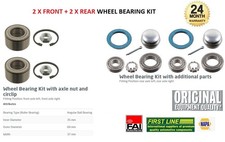 2x Front 2x Rear WHEEL