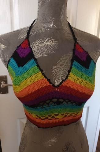 Rat boa crochet top - rat, halter