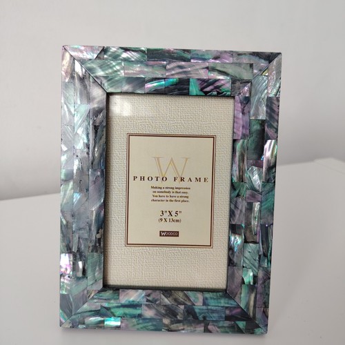 Abalone shell photo frame - abalone,