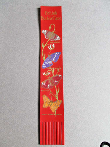 Leather bookmark british - leather,