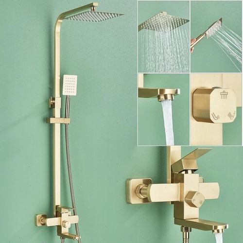 Exposed bathroom shower mixer - exposed,