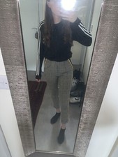 Black And Yellow Plaid Trousers