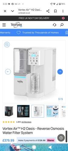 Reverse osmosis water filter - reverse,