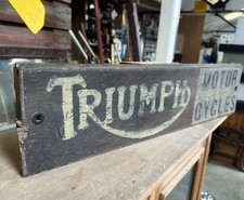 Hand Painted Wood TRIUMPH