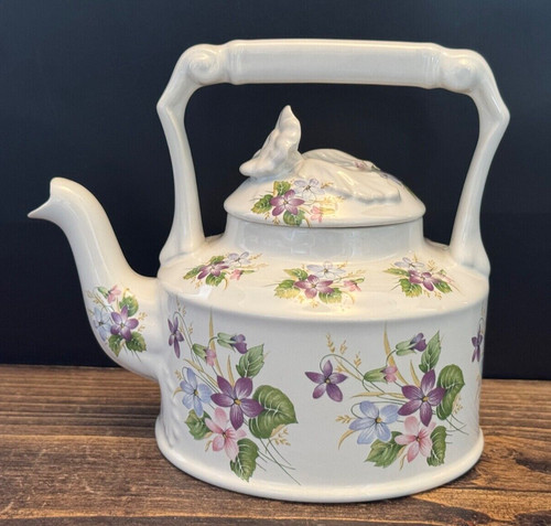 Vintage auther wood - wood, ceramic