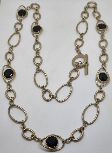 Vintage toggle clasp black - toggle,
