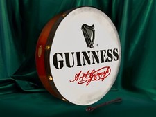 Handmade Dannan 16" Vegan Bodhran Hand Drum - Guinness