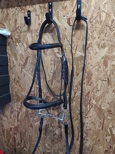 English Leather Bridle,Bit &