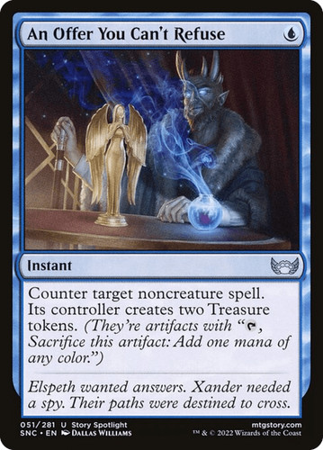 Offer you can refuse - you, can't