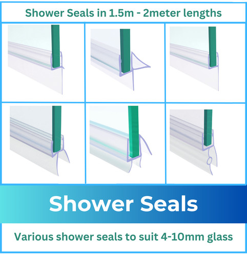 Shower seal strip for - shower, |