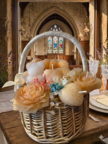 Flower girls keepsake basket - flower,