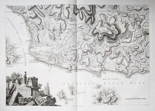 Mappa Di Troy Troja Hisarlik Canakkale Turchia Incisione 1819