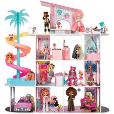 L.O.L. Surprise! OMG Fashion House Playset with 85+ Surprises - Real Wood Dol...