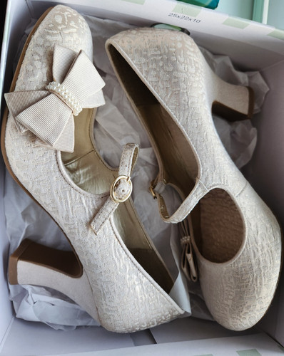 Ruby shoo celia - ruby, cream/