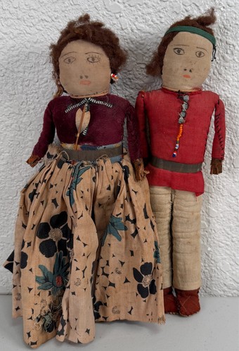 Pair antique native american - pair,