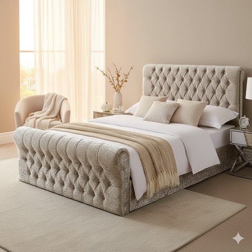 New sleigh bed frame - sleigh,