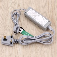 AC Power Adapter Wall Charger Charging for nintendo wii u Game pad UK Plu