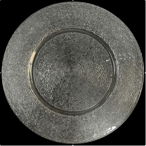 Clear glass aura - aura, plate
