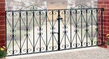 Driveway gates Doubles Regent Design Galvanised & Powder Coated