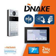 Intercom System kit Dnake 2MP HD Video Doorbell Ring Keypad Entry System Mobile