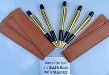 Sierra Pen Kits in Gold &