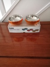 Rare Pair Alessi "Love" Bowls