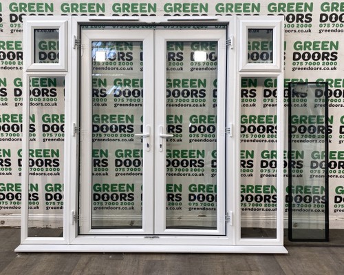 Modern french doors - modern, side