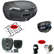 PER HONDA VFR 800  BAULETTO VALIGIA+RETE+PIASTRA+TAPPETO X 2 CASCHI GRANDI