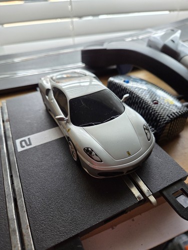 Scalextric silver ferrari f430 - silver,