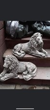 Large Stone Laid Lions - SALE