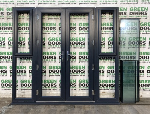 Anthracite grey french doors - anthracite,