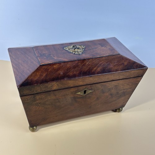 Wooden tea caddy - wooden,