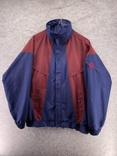 VINTAGE Sunderland's of Scotland Jacket Mens Medium M Blue Burgundy Golfing