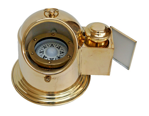 Antique brass nautical gimbal