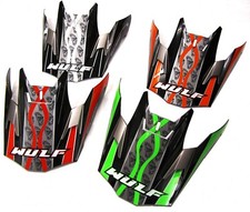 Helmet peak for Wulfsport