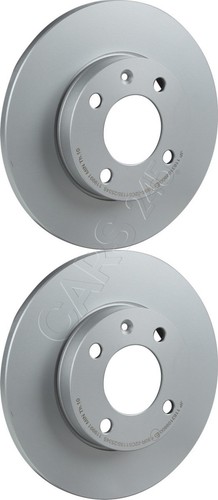 Brake disc piece - brake, axle