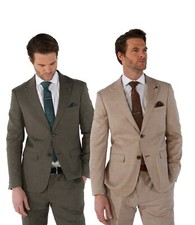 Men's Tailored Fit Plaid 3 PC