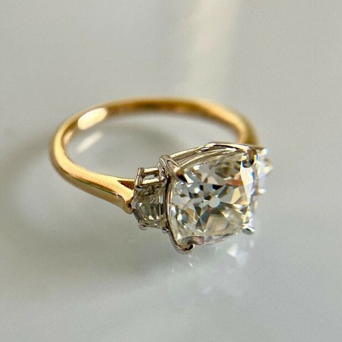 3ct cushion cut three - 3ct, stone