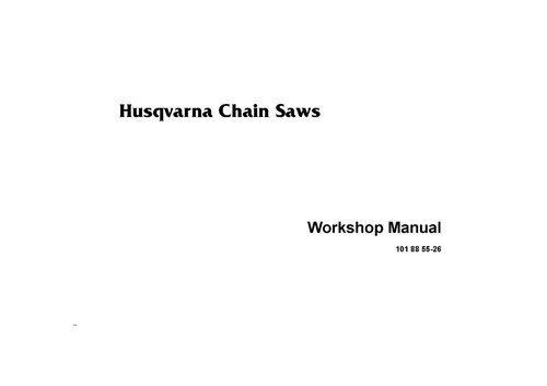 Husqvarna chainsaw engine