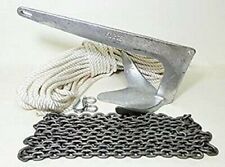 Bruce Type Anchor Pack c/w rope & chain for Yachts Fishing Boats Ribs