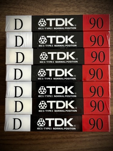 Tdk d90 original 1988 audio - tdk,