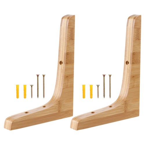 2pcs reusable bamboo shelf - bamboo,