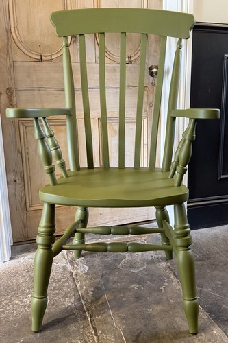Vintage large farmhouse carver - farmhouse,