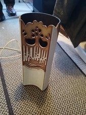 vintage shelf pottery night