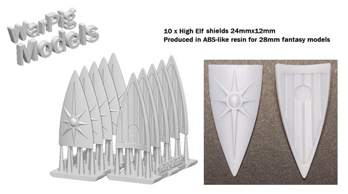 Shields x10 for high elf - shields, elf/elves