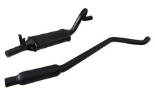 Ford Escort Mk2 OHC 2.5" Left Hand Exit Twin Box RS2000 Sportex Exhaust System