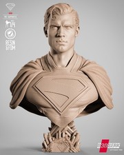 3D Printed 16K Resin Superman