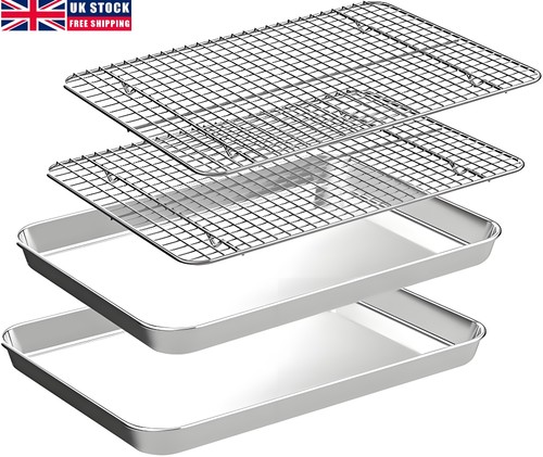 Stainless steel roasting trays - stainless,