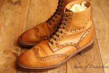 Oliver Sweeney Wren Tan Leather Derby Brogue Boots Shoes Mens UK 9 US 10 EU 43