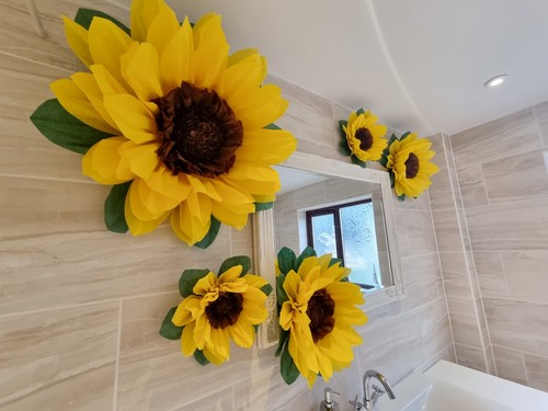 Sunflower pom poms summer - pom,